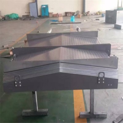 加工中心伸缩盖板防尘罩 机床钣金防护罩 数控机床钢板防护罩 全国包邮图5