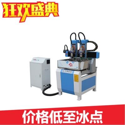 数控6060双头玉石雕刻机 批量加工全自动多头玉石雕刻机图1