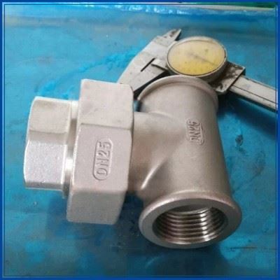 佳铸 不锈钢全外丝T型三通  全外牙T型三通 水暖管件 ** 全数控加工图2