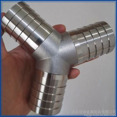 佳铸 不锈钢全外丝T型三通  全外牙T型三通 水暖管件 ** 全数控加工图6
