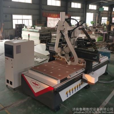 济南鲁雕 板式家具1325直排换刀加工中心开料机 数控开料机厂家价格图7