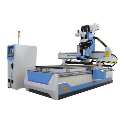 山东胜雕数控 SD-1325-K6 双主轴排钻加工中心 开料机 雕刻机 双工位开料机 自动上料机 品质保障 全新设备图1