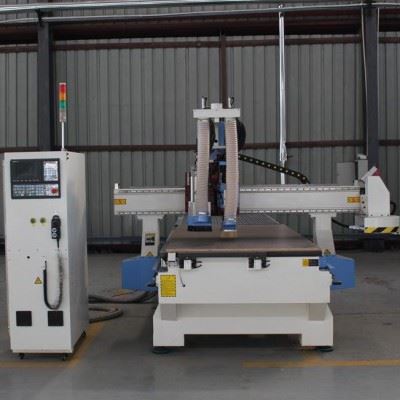 山东胜雕数控 SD-1325-K6 双主轴排钻加工中心 开料机 雕刻机 家具开料机 板式家具生产线 性能稳定 生产高效图5