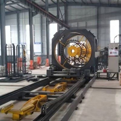 久科 全自动变频滚焊机钢筋笼自动滚焊机柱基加工定做钢筋骨架笼滚焊机全自动数控钢筋笼滚焊机图4