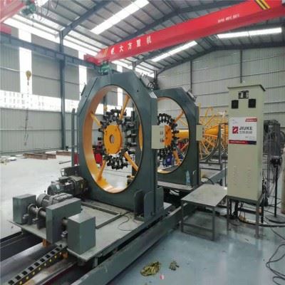久科 全自动变频滚焊机钢筋笼自动滚焊机柱基加工定做钢筋骨架笼滚焊机全自动数控钢筋笼滚焊机图3
