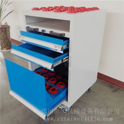 数控刀具车 刀具储运车 工具柜推车 加工刀柄车架 移动工具车图5