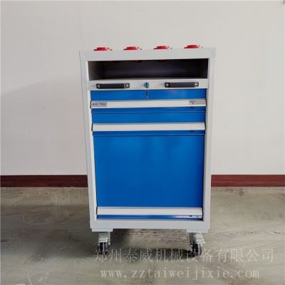 数控刀具车 刀具储运车 工具柜推车 加工刀柄车架 移动工具车图6