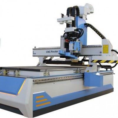 山东胜雕数控 SD-1325HD 圆盘换刀加工中心 板式家具生产线 开料机 雕刻机 双工位开料机 生产高效 方便快捷图8