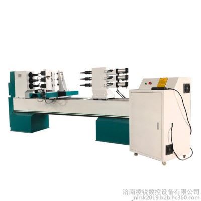 凌锐双轴数控木工车床可加工桌椅腿楼梯扶手木工数控车床木工大型车床**图2