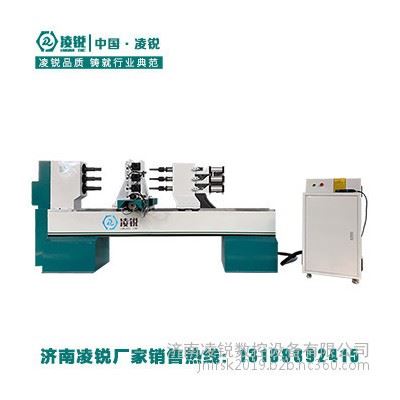 凌锐双轴数控木工车床可加工桌椅腿楼梯扶手木工数控车床木工大型车床**图4