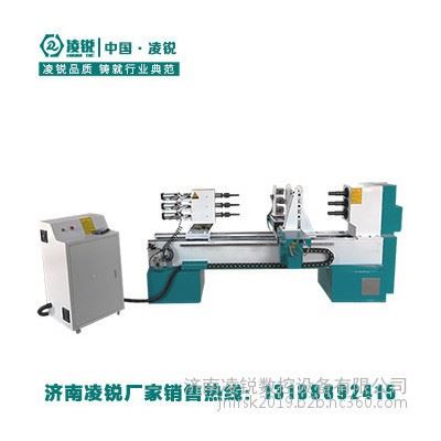 凌锐双轴数控木工车床可加工桌椅腿楼梯扶手木工数控车床木工大型车床**图3