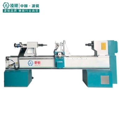 凌锐 LR1530单轴双刀数控车床重型数控木工车床实木楼梯加工机器车衣帽架数控车床图2
