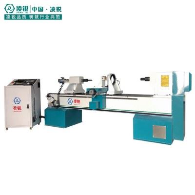 凌锐 LR1530单轴双刀数控车床重型数控木工车床实木楼梯加工机器车衣帽架数控车床图4