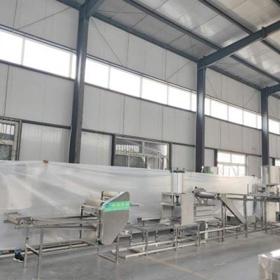全自动大豆腐皮生产线 数控豆腐皮机 豆制品加工设备图3
