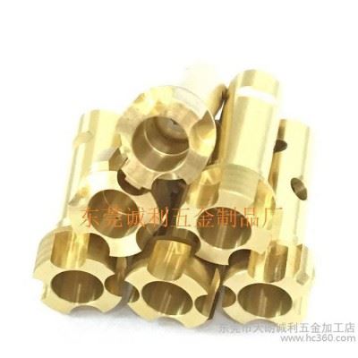 黄铜定位杆解锁杆连轴杆进口数控锣床精加工，来图来样非标铜加工图3