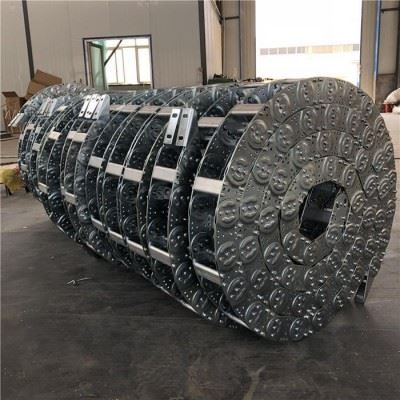 沧一加工定制 桥式内开盖拖链 数控车床拖链图1