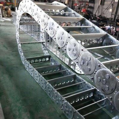 沧一加工定制 桥式内开盖拖链 数控车床拖链图3
