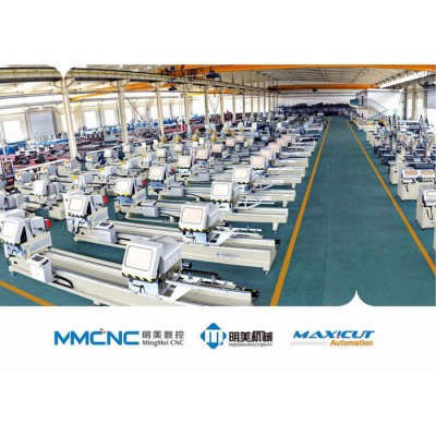 明美SKZXR-600x5300铝工业型材数控重型任意角双头切割锯 工业铝型材数控双头切割 铝工业型材加工设备 **图2