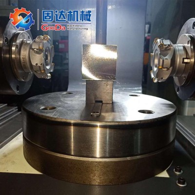 江苏 固达品牌 数控双头铣床JJR-350NCG数控铣床加工中心数控刀具夹具批发图2