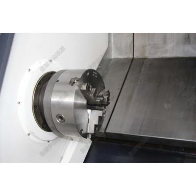 斜导轨 SL50 加工直径500 精密斜床身数控车床工厂图2