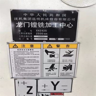 出售二手2.5X6米数控龙门镗铣加工中心昆机XH2425 二手加工中心图3