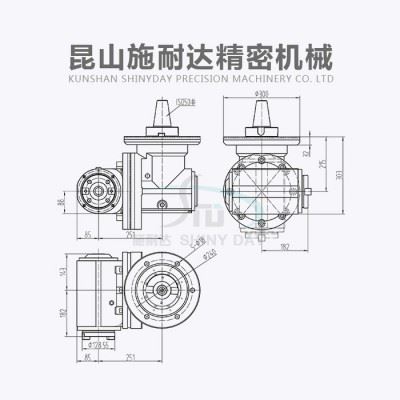 供应 施耐达SZ-L90万向铣头 侧铣头 直角铣头 数控加工中心铣头 CNC车床铣头 加工中心侧铣头