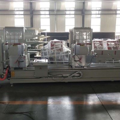 金诚恒信 SJQJ-500×4200CNC数控锯床 铝门窗幕墙加工设备 铝型材数控双头精密切割锯床图1