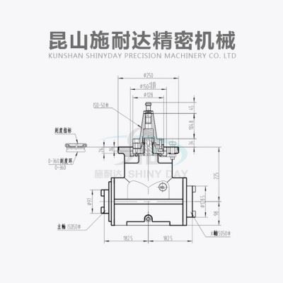 供应施耐达BT50加工中心侧铣头 数控加工中心铣头 双头铣头 双面铣头 万向铣头 侧铣头 直角铣 双头铣 龙门侧铣头厂家图2