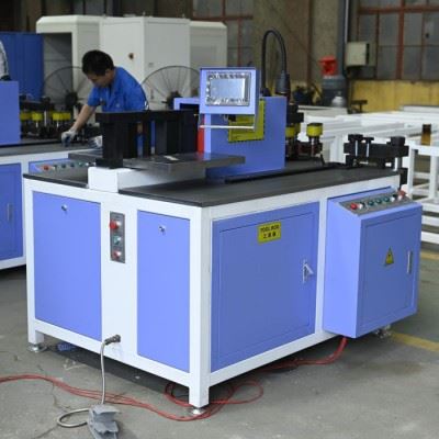 济南德商 母线加工机 多功能铜排加工机 德商303ESK-K  数控母线加工机折弯机图7