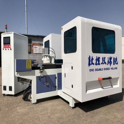 众选 数控码头双端铣 往复式机械 木门加工设备图1