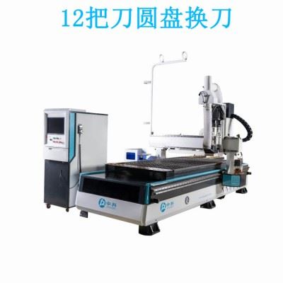 中科数控1325 加工中心圆盘换刀12把刀换刀加工中心开料机 圆盘换刀开料机 单头换刀主轴开料机 圆盘换刀加工中心图4