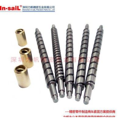 走心机 四线螺纹配螺母走心机加工 数控车专业加工图3