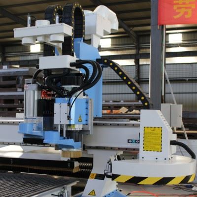 数控加工中心 家具开料机 双主轴排钻开料机 板式家具开料机 橱柜开料机 济南胜雕数控 开料机 雕刻机图8