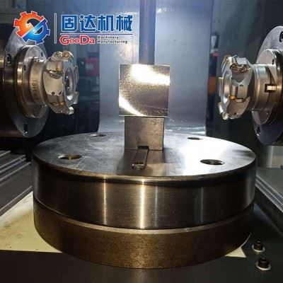 固达JJR-350NCG“跑的快”数控双头双面铣床小料加工神器 小料加工神器 数控双面铣图3