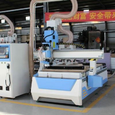 山东胜雕数控 板式家具生产线 开料机 SD-1325HD-P 直排换刀加工中心 雕刻机 数控开料机 全屋定制加工设备图6