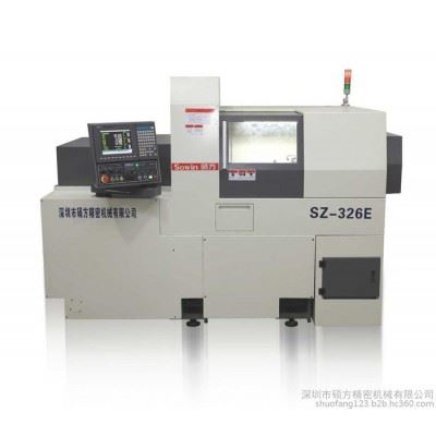 【走心机】硕方SZ-325E双主轴数控走心机车铣复合加工图1