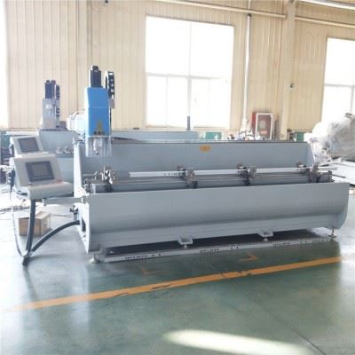 工业铝材加工设备铝型材3+1轴数控钻铣床铝门窗数控钻铣床工业铝型材数控加工设备图2