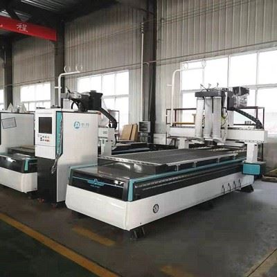 数控开料机  数控双工序排钻 数控双工序 排钻板式家具开料机 双头开料机数控加工中心图2