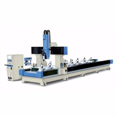 明美 JGZX4-CNC-7000 铝型材数控加工中心 工业铝型材数控加工中心 四轴数控加工中心 龙门加工中心图2