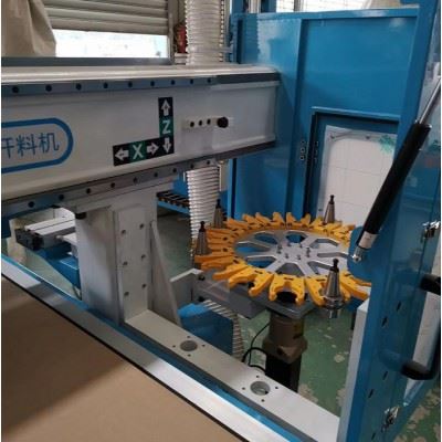 【锐星】板式家具生产线 直排加工中心自动换刀 真空吸附带各种刀具 价格优惠图3