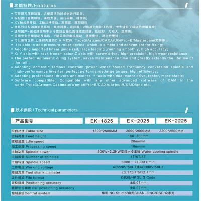 木工加工中心 EK-1825-6T木工雕刻机 多头木工浮雕机 加工精湛 欢迎咨询图1