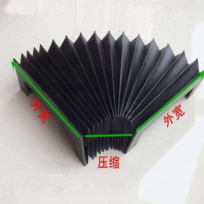 加工中心风琴防护罩 皮老虎伸缩防护罩 厂家直供图2