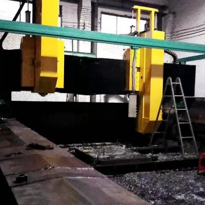 动柱钻铣床zxk5030 大型管板法兰加工设备   承揽风电法兰钻孔加工图4