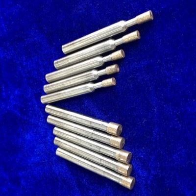 河南科美 【加工中心磨头 】 带柄烧结合金磨头 带排屑槽磨头 金刚石SDC磨头  Φ12mm柄径磨头图2