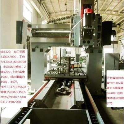 沧州铁林hxk4016 加工中心 4米龙门铣床  价格低的性价比高的 河北省沧州市 台湾健椿主轴图3