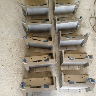 钢板防护罩 机床导轨防护罩 伸缩式钣金防护罩 VMC850加工中心防护罩 XY轴导轨挡屑护板 越进直销图4