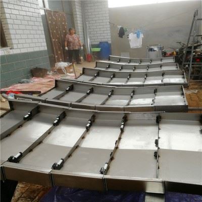 钢板防护罩 机床伸缩防护罩 导轨防尘罩 VMC850加工中心防护罩 横梁防护罩 越进产品 值得信赖图2