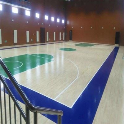 百利特加工定制 文体活动中心木地板 篮球体育运动实木地板图3