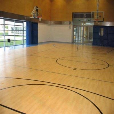 百利特加工定制 文体活动中心木地板 篮球体育运动实木地板图8