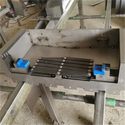 电脑锣X轴Y轴钢板防护罩 加工中心伸缩盖板防尘罩 马扎克加工中心钢板防护罩 越进直销图8